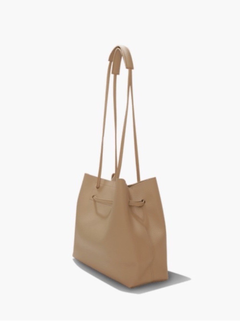 Vegan Leather Slouchy Bucket Bag